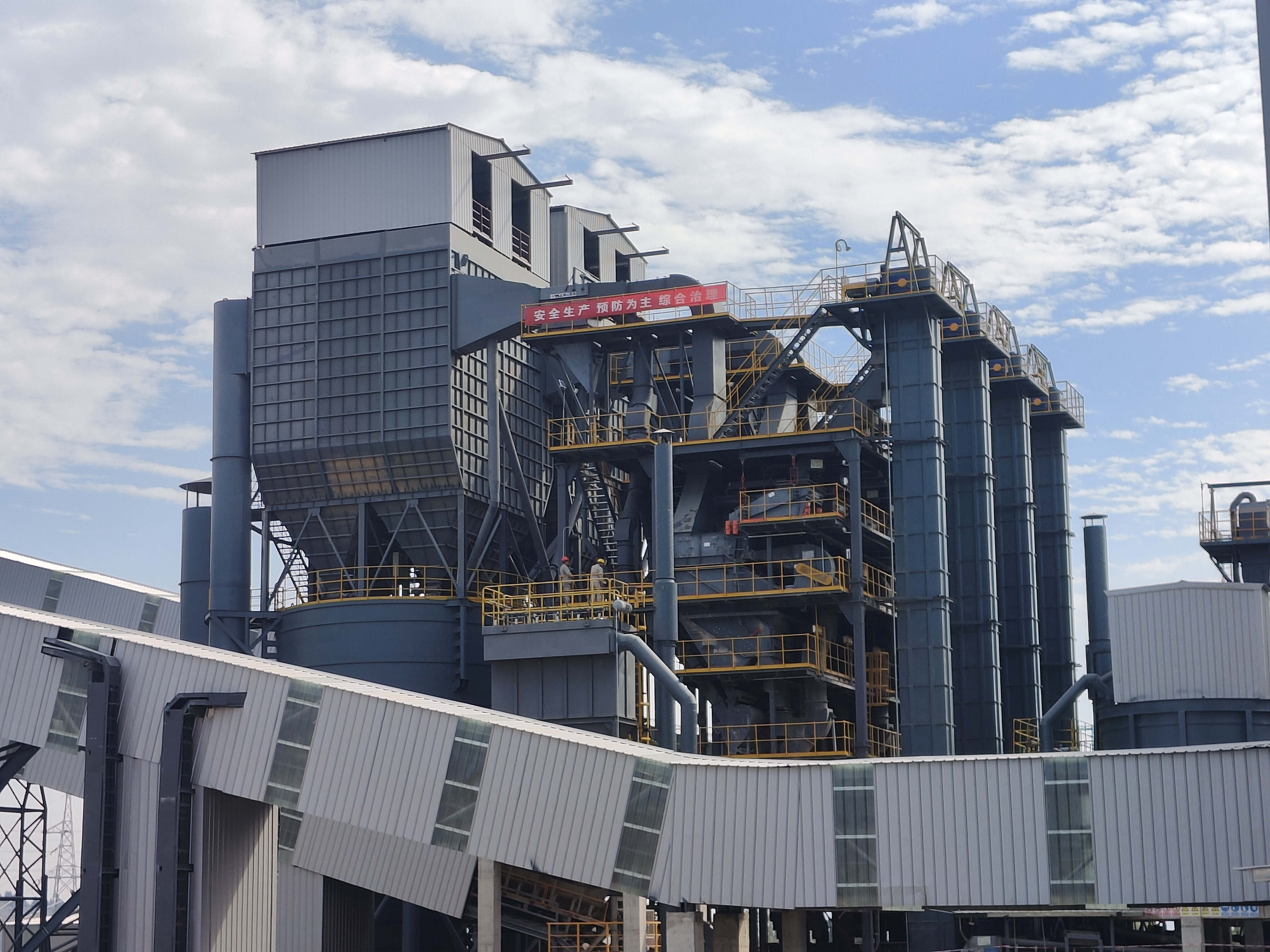 水洗洗改干法，只用一臺無動力選粉機，處理多種原料